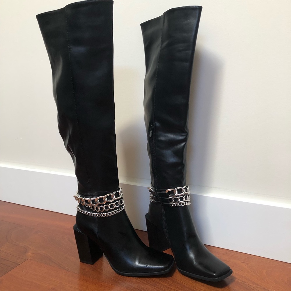 ASOS - Over The Knee Boots - Picture 4 of 12